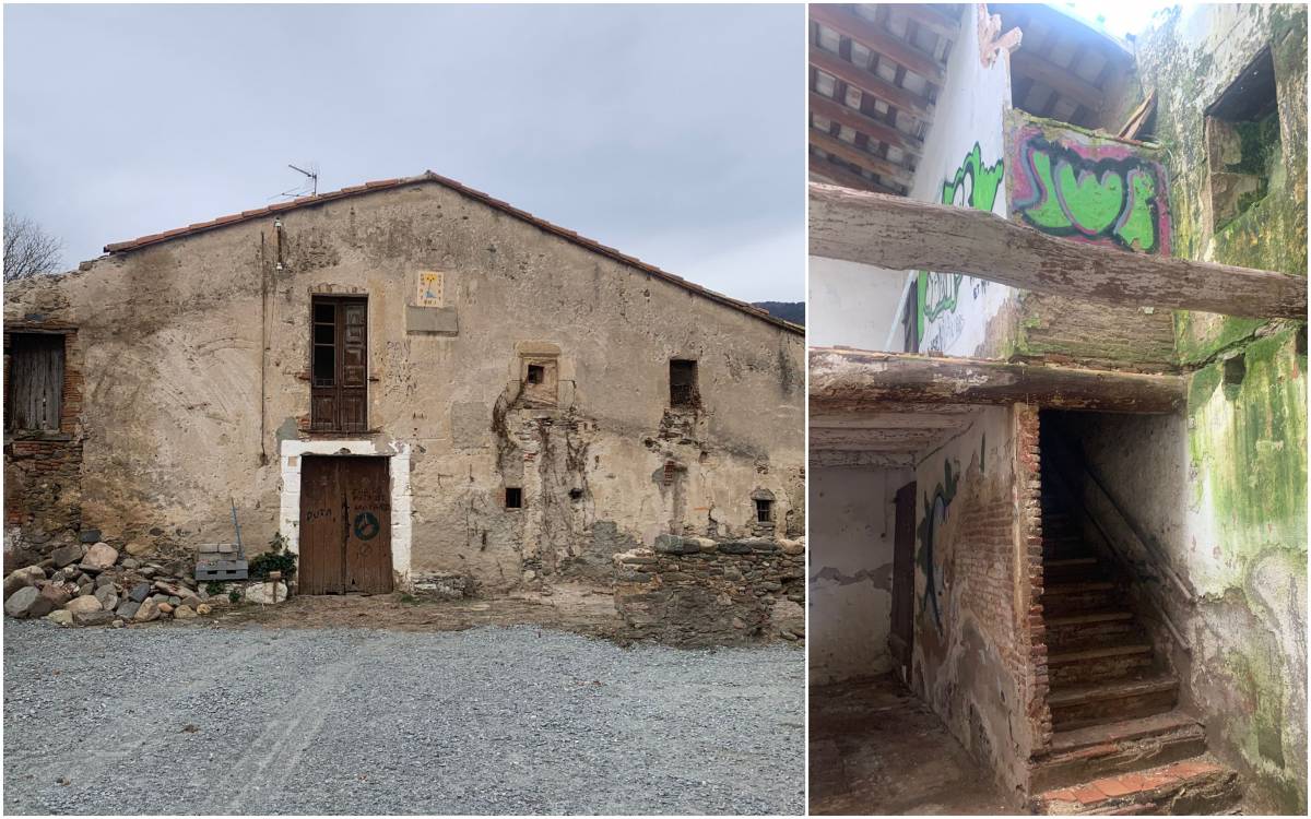 Arrangen una masia municipal abandonada a Sant Esteve de Palautordera