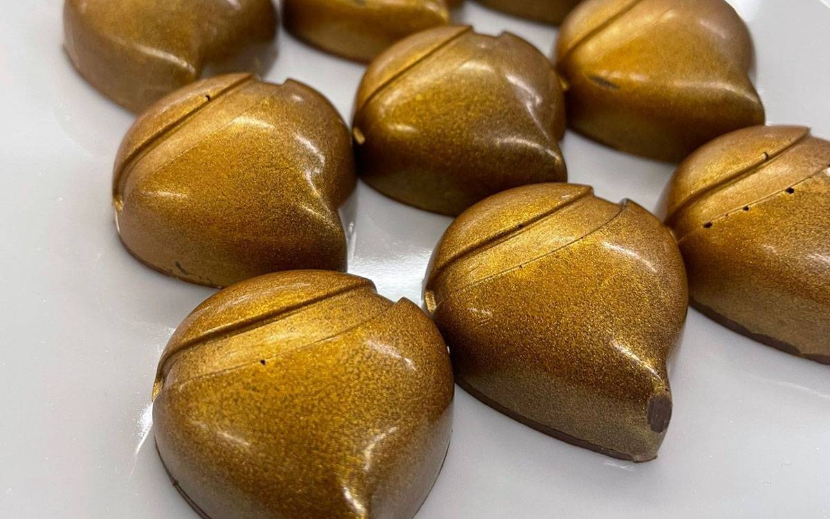 Els bombons era la tercera proposta que havien d`elaborar les alumnes de la Joviat