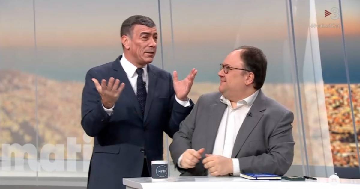 Pedro Sánchez interromp la tertúlia de «Matins» per fer un anunci sobre el «Polònia»