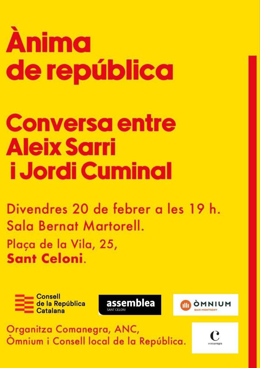 Cartell de la presentació a Sant Celoni. - Cedida Cartell de la presentació a Sant Celoni.
