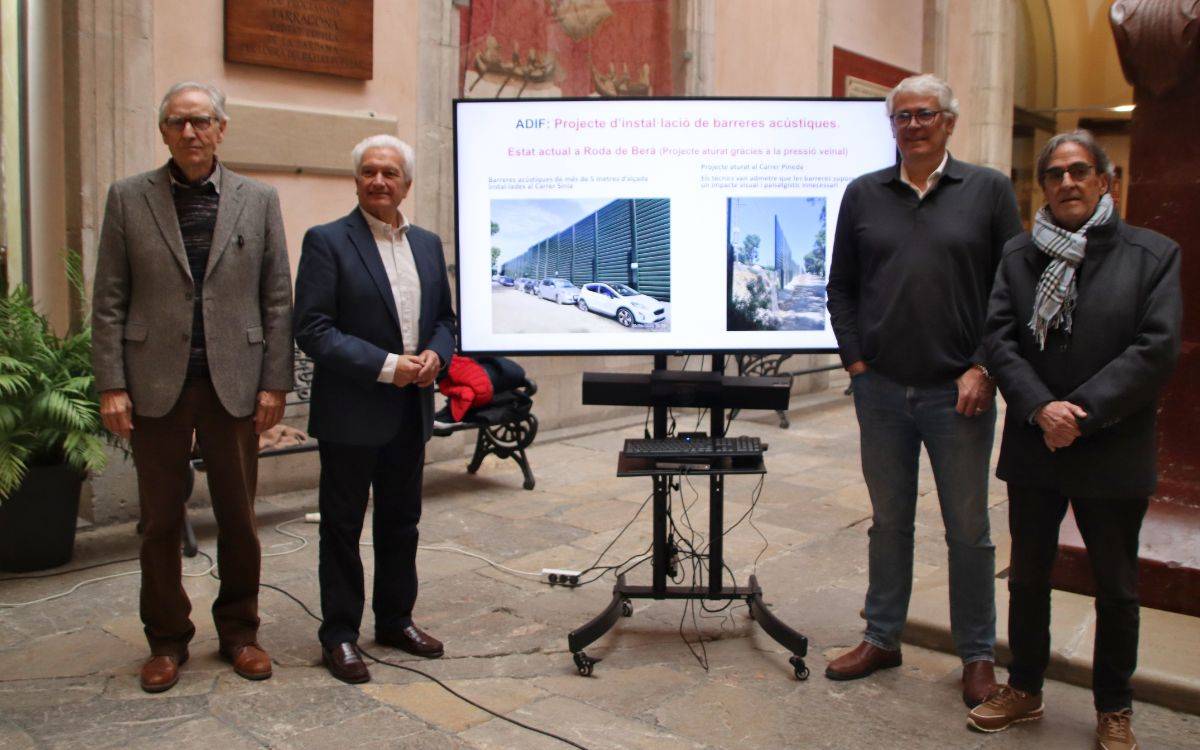 El ple de Tarragona debatrà una moció que rebutja les pantalles acústiques de 5 metres que vol posar Adif