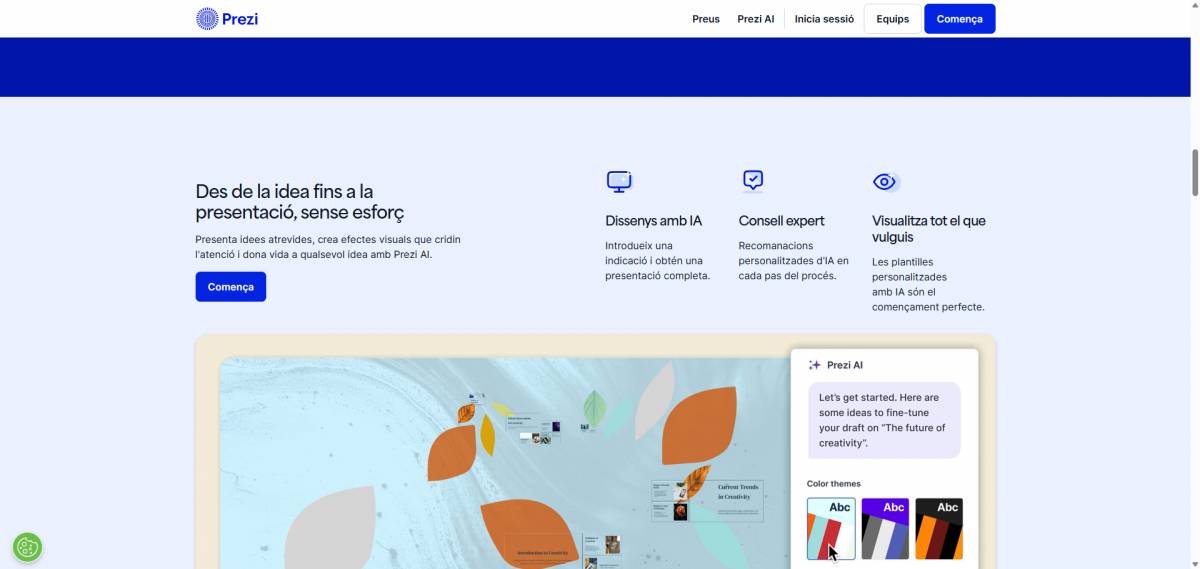 Una coneguda aplicació per fer presentacions ja está disponible en català