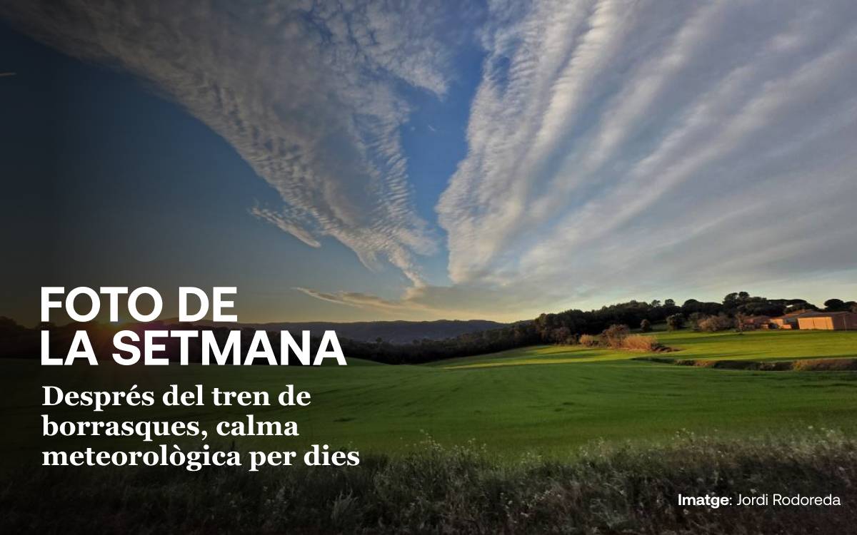 Foto de la setmana: calma meteorològica per dies