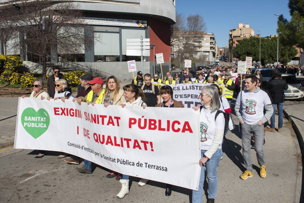 Terrassa surt al carrer per reclamar el CUAP promès fa 3 anys: 