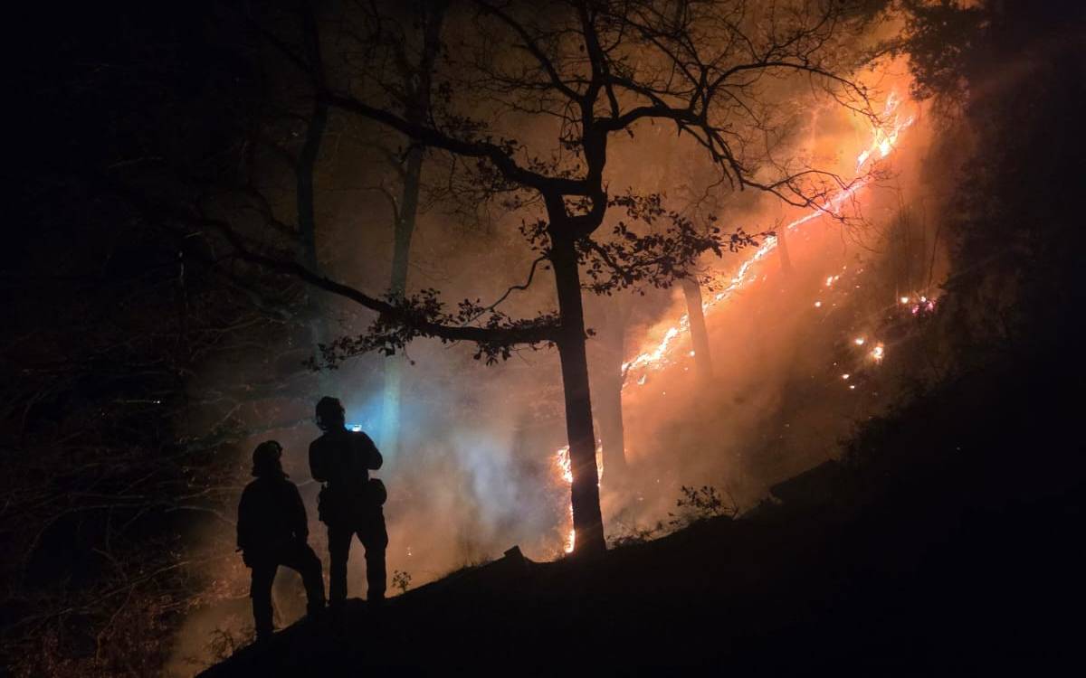 Incendi entre Santa Maria de Besora i Vidrà amb gairebé dues hectàrees afectades