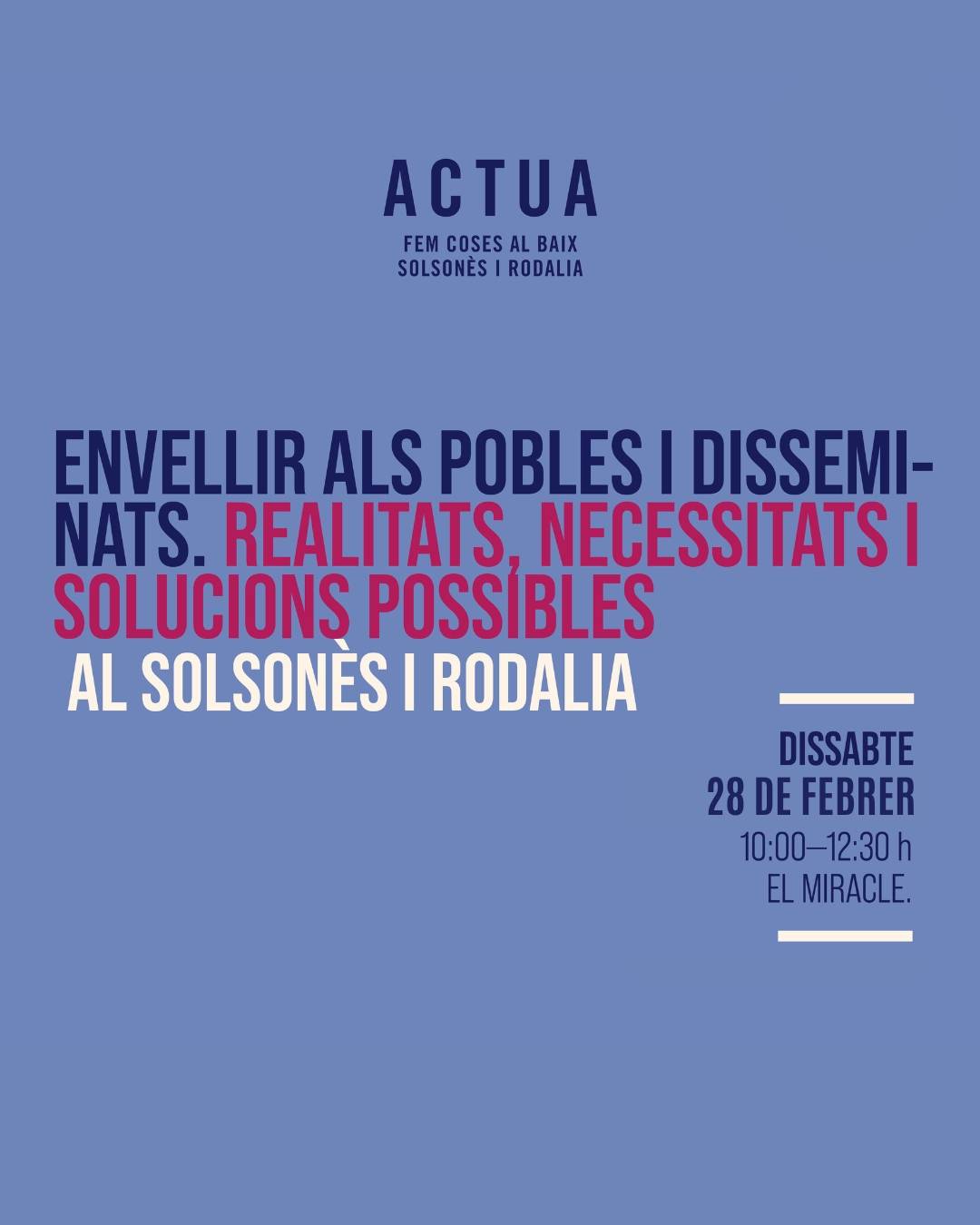 Envellir als pobles disseminats