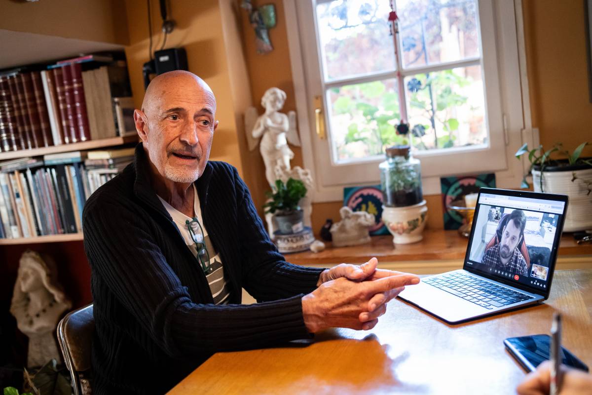 Jordi Griset i Rubén Moreno, durant la conversa amb Nació