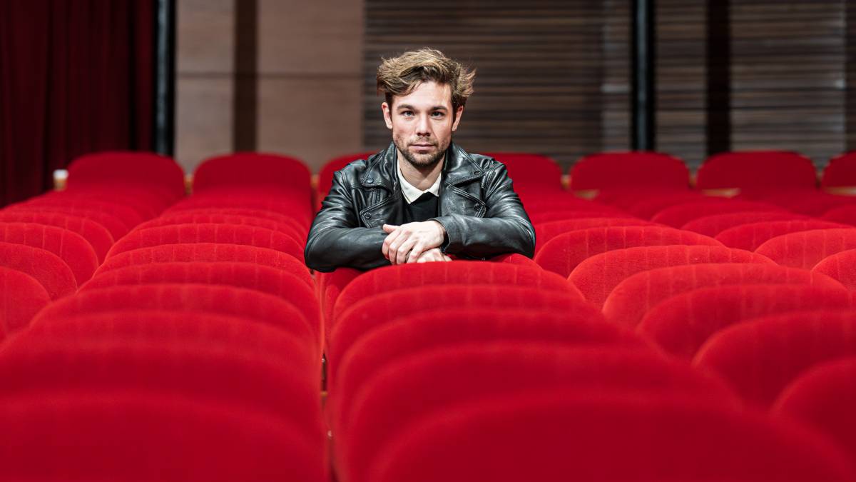 Carlos Cuevas durant l`entrevista amb Nació - Ricard Novella Carlos Cuevas durant l`entrevista amb Nació