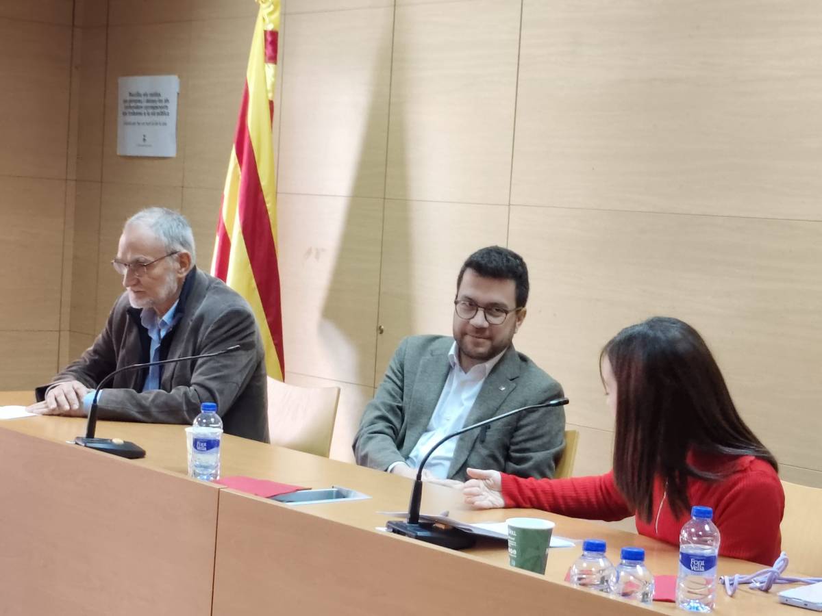 «La pàtria són les persones»: Pere Aragonès inaugura el Centre de Debats del Baix Montseny