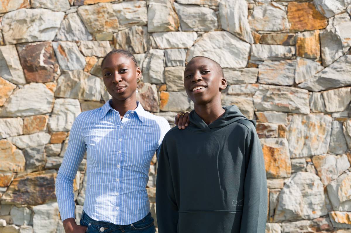 La Fatu i el Fode, atleta i futbolista, plegats, amb molt futur - David Chao La Fatu i el Fode, atleta i futbolista, plegats, amb molt futur