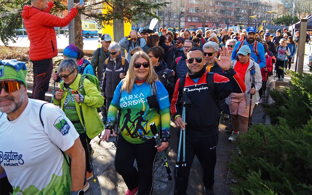Súria obre el calendari català de marxa nòrdica amb competició i matinal popular