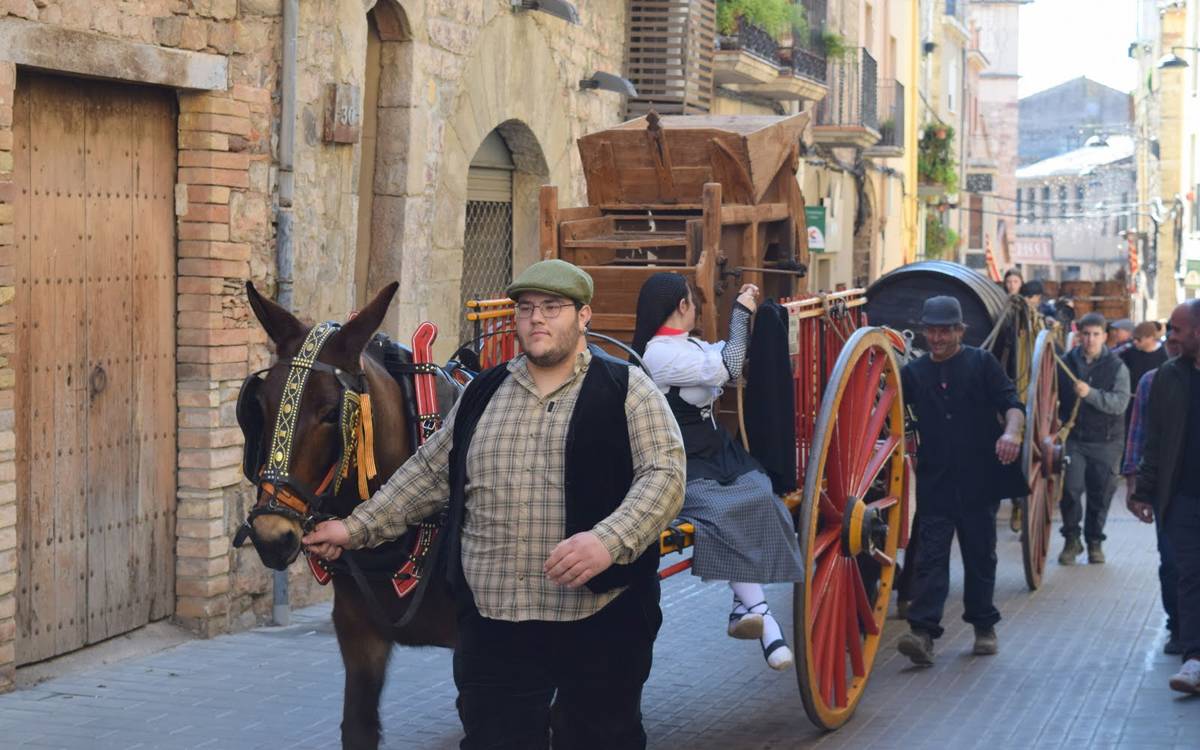 Santpedor celebra la Festa de Sant Antoni amb uns Tres Tombs multitudinaris