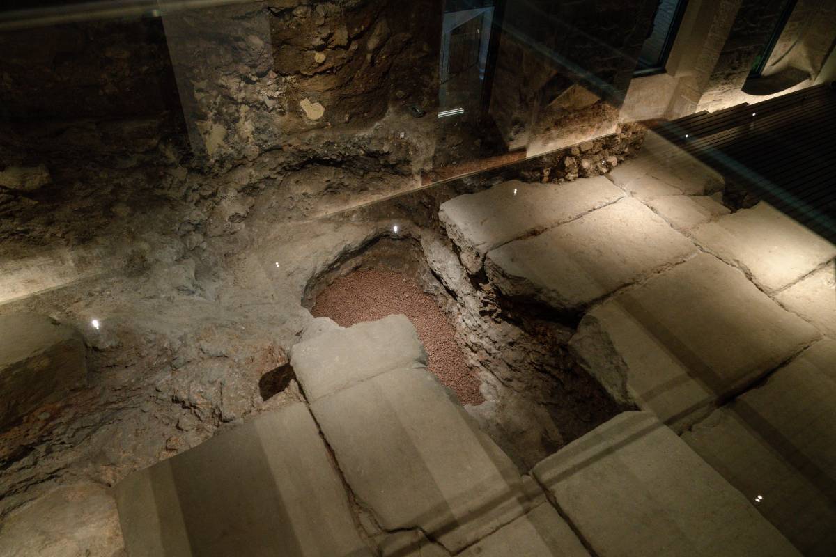 Les restes trobades a la intervenció arqueològica al Gran Hotel Barcino. - Acn Les restes trobades a la intervenció arqueològica al Gran Hotel Barcino.