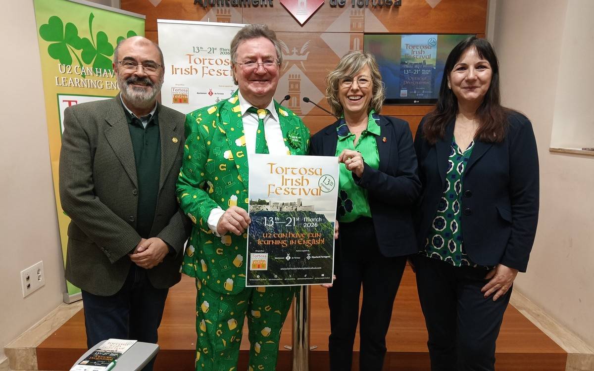 El Tortosa Irish Festival amplia la programació a nou dies i preveu activitats a tots els centres educatius de la ciutat
