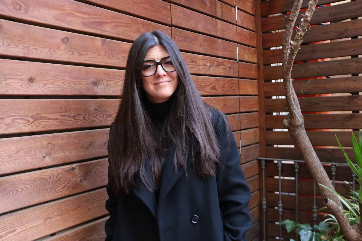 Raquel Garcia-Tomás, aquest matí a Barcelona - ACN Raquel Garcia-Tomás, aquest matí a Barcelona