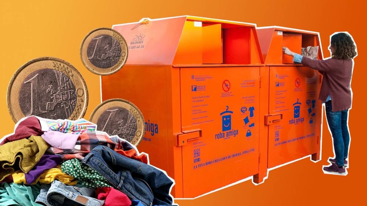 Impuls a la recollida selectiva de roba: contenidors que paguen per reciclar