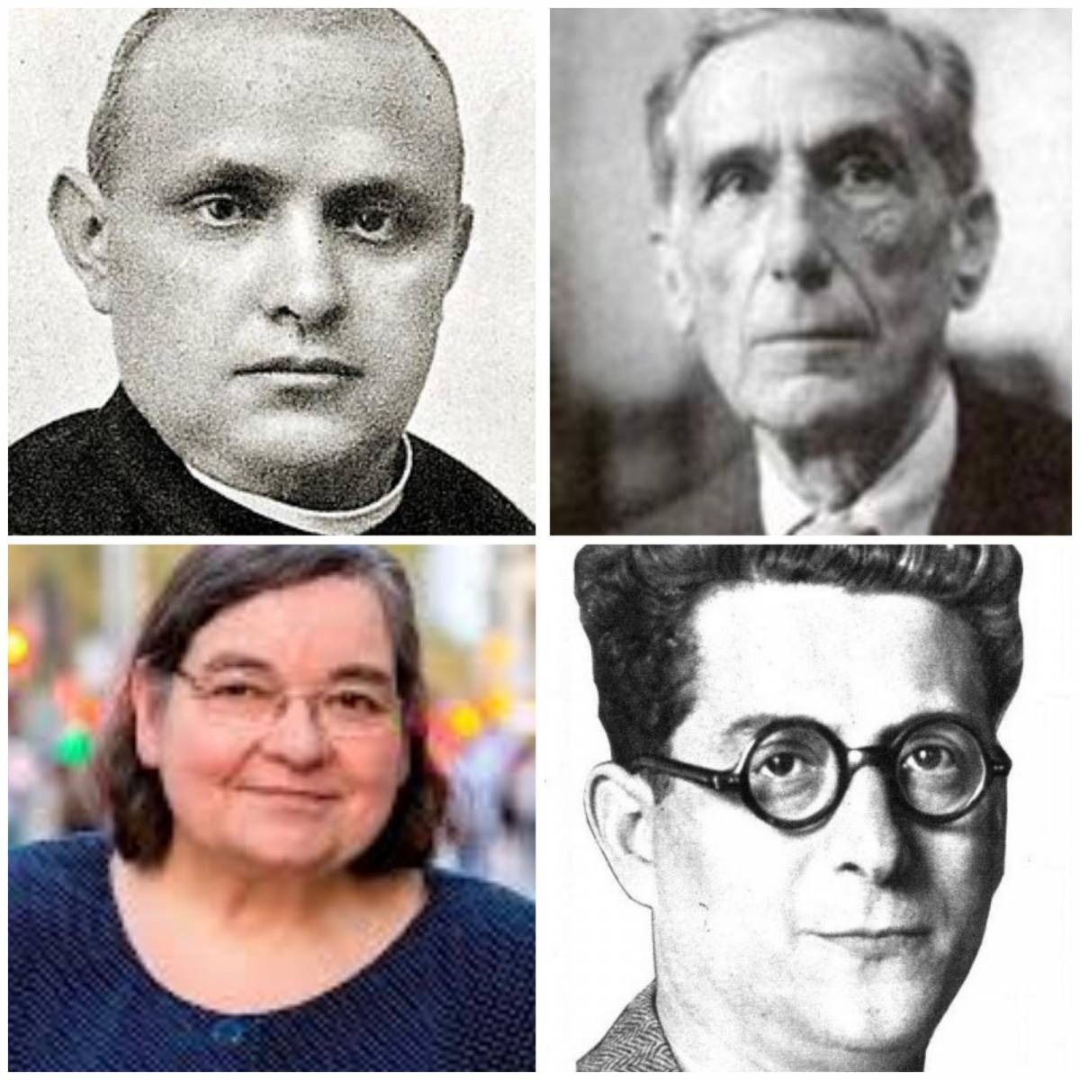 Alcover, Fabra, Junyent i Nin, nascuts el febrer.