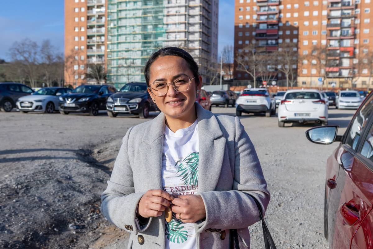 Michelle Reinoso, usuària - Juanma Peláez Michelle Reinoso, usuària