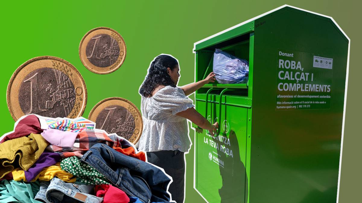 Impuls a la recollida selectiva de roba: contenidors que paguen per reciclar