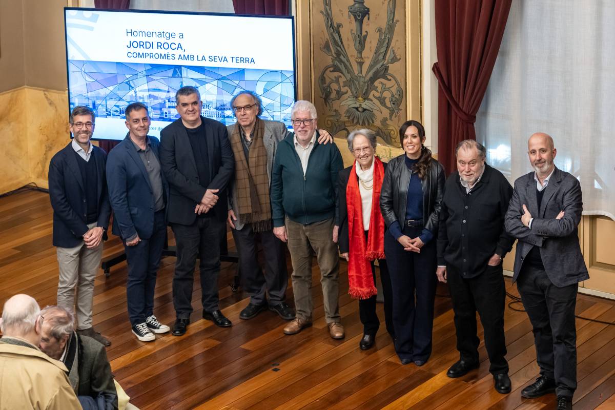 Homenatge a Jordi Roca i Tubau, “l’artista total” que desperta una estima unànime
