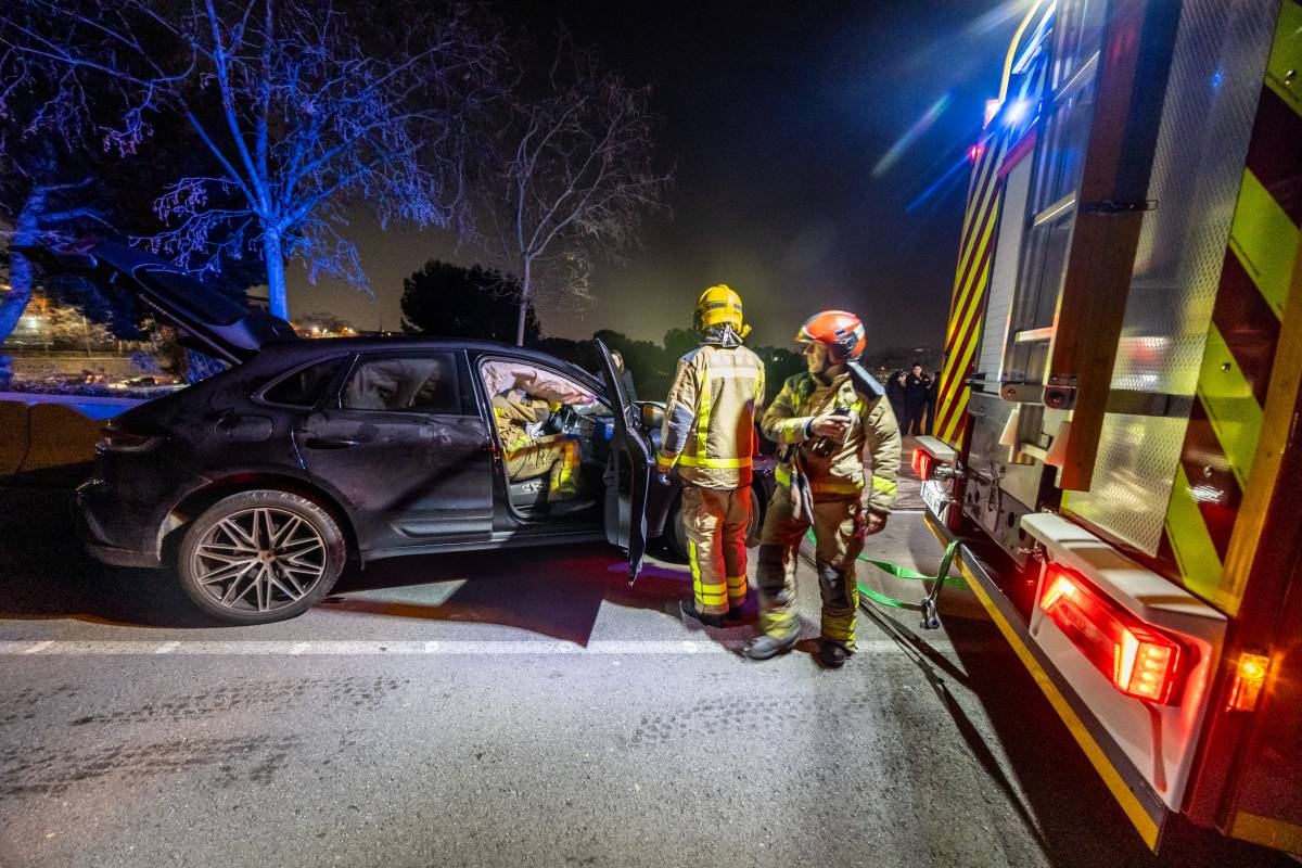 Accident de trànsit al pont entre Sabadell i Sant Quirze - Juanma Peláez Accident de trànsit al pont entre Sabadell i Sant Quirze