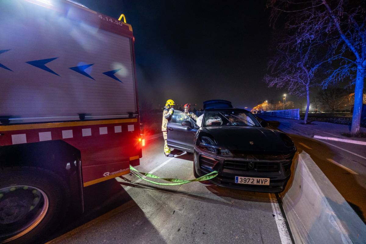 Accident de trànsit al pont entre Sabadell i Sant Quirze - Juanma Peláez Accident de trànsit al pont entre Sabadell i Sant Quirze