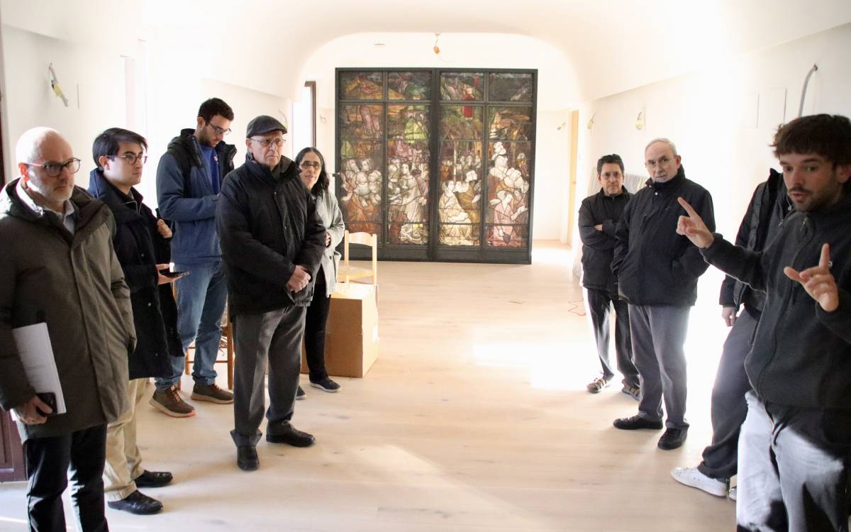 Visita d`obres a la Casa Manso de Vic.