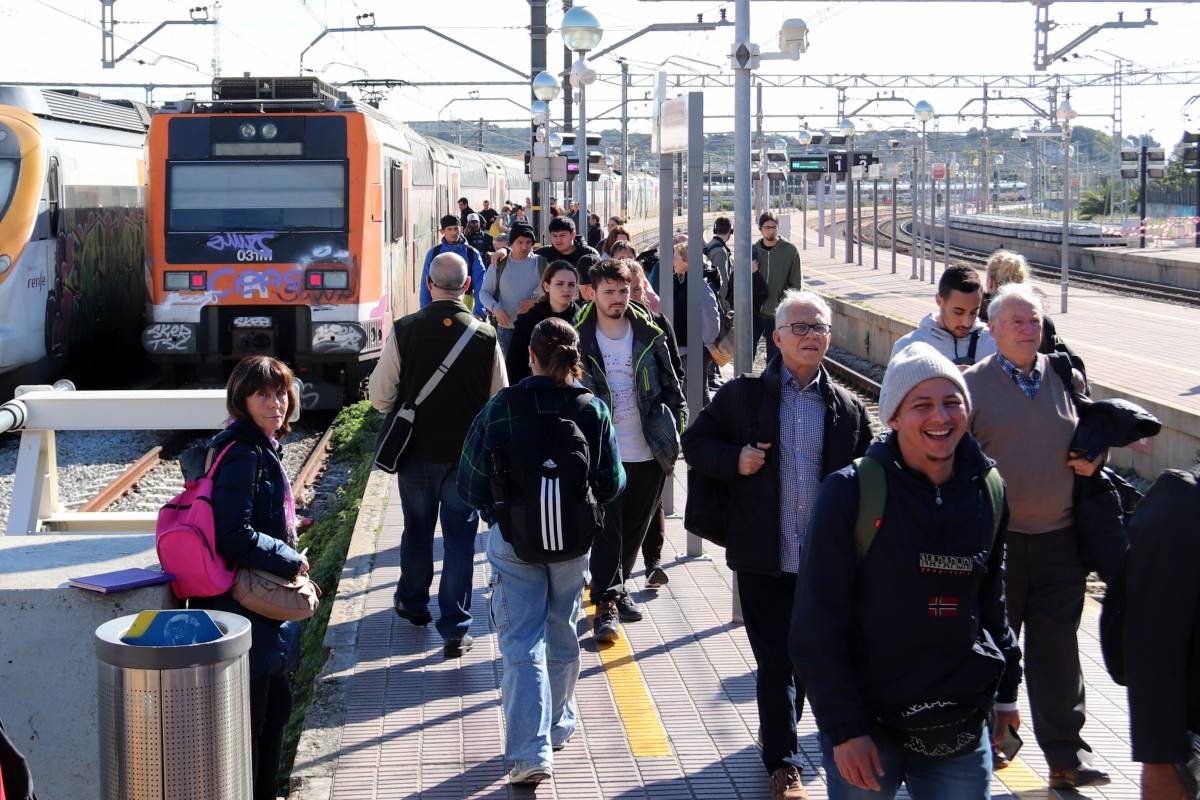 Més problemes a Rodalies: una sola via a l'R2 durant tres mesos