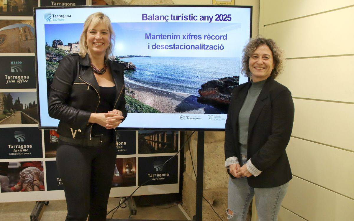 Tarragona estabilitza les pernoctacions en els 1,7 milions el 2025 i consolida la desestacionalització