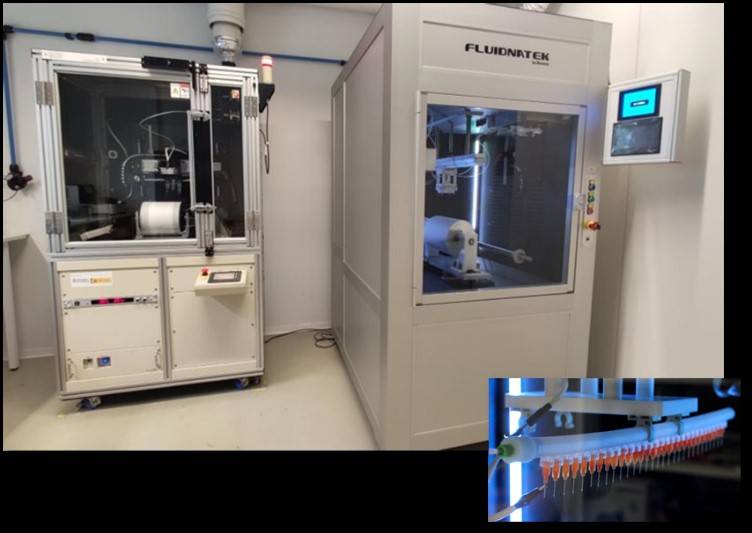 Equipaments d’electrospinning disponibles a les instal·lacions de Leitat 
