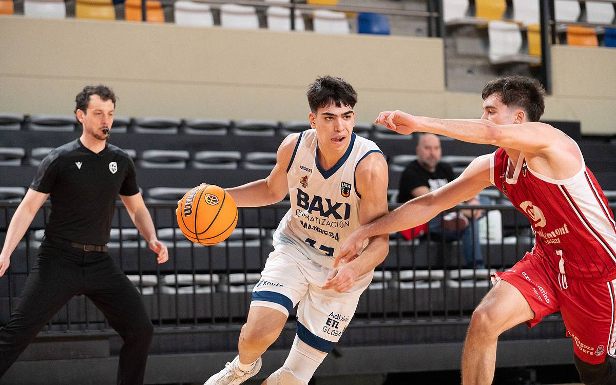 El Baxi Manresa U22 cau a Saragossa (76-69) en un duel decidit al primer temps
