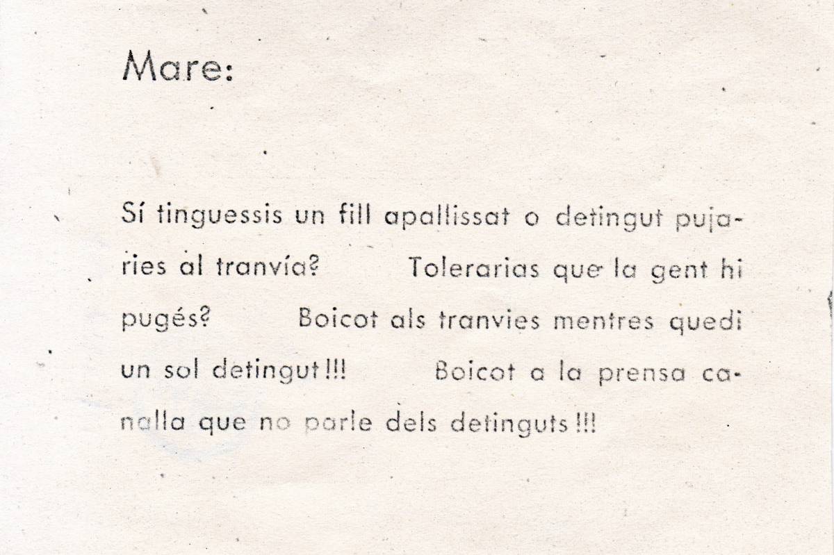 Vaga de tramvies Vaga tramvia - Cedida Vaga de tramvies Vaga tramvia