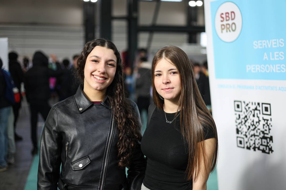 La Natàlia i la Clàudia, aquest divendres a Fira Sabadell - V. CASTILLO La Natàlia i la Clàudia, aquest divendres a Fira Sabadell