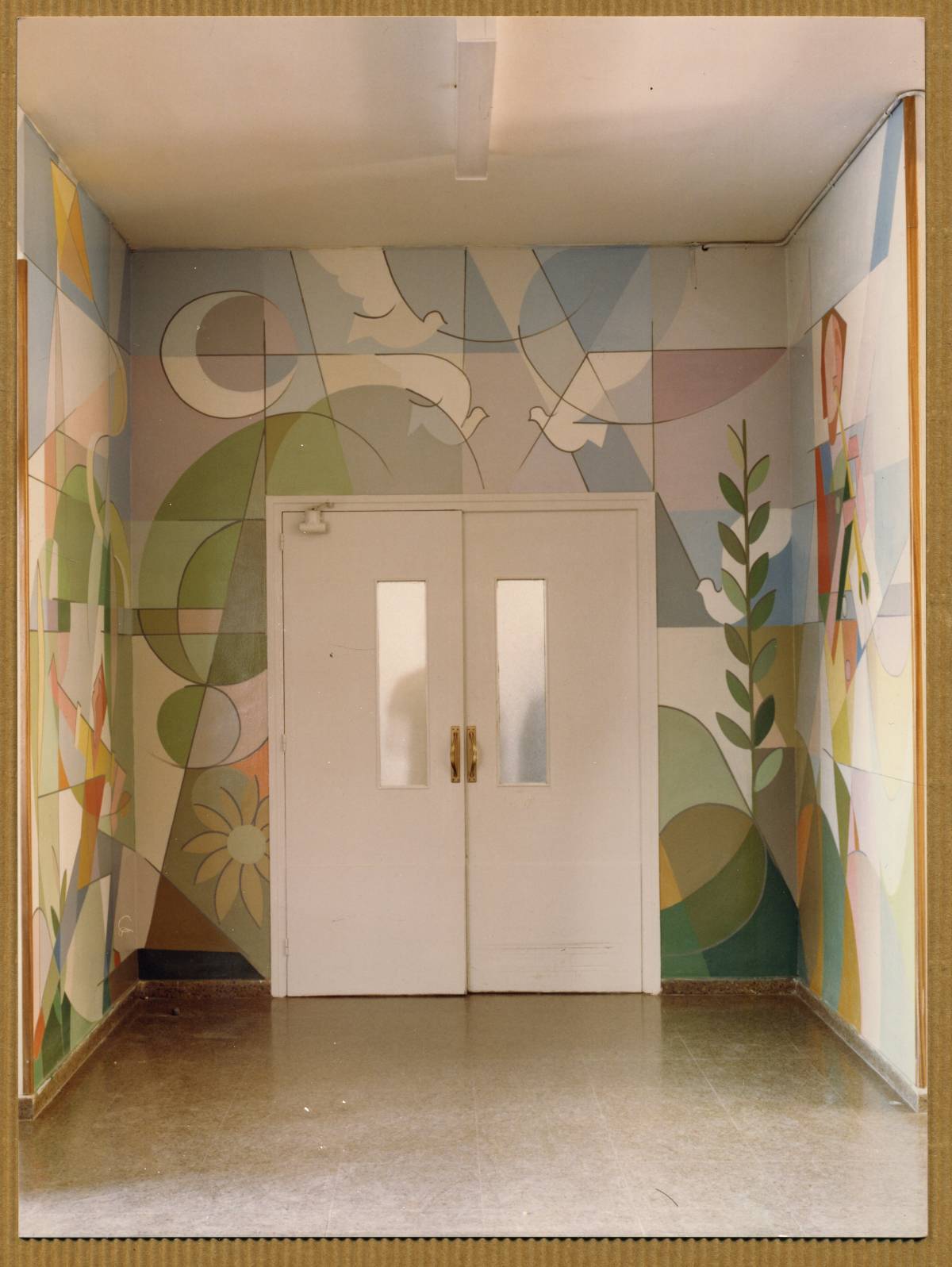 Pintura de Jordi Roca a l’edifici de l’Albada - CEDIDA