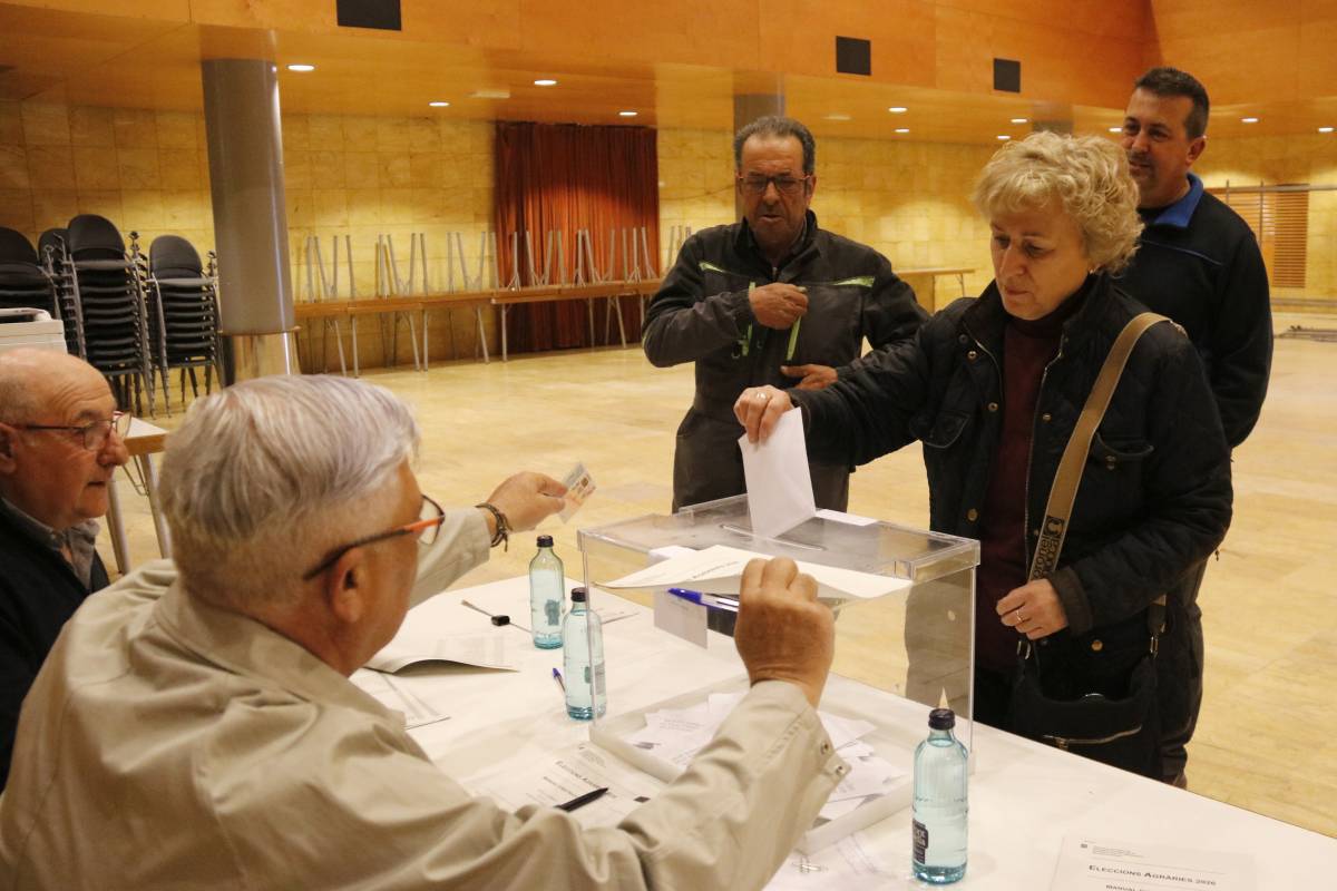 Unió de Pagesos guanya les eleccions agràries amb el 47% dels vots