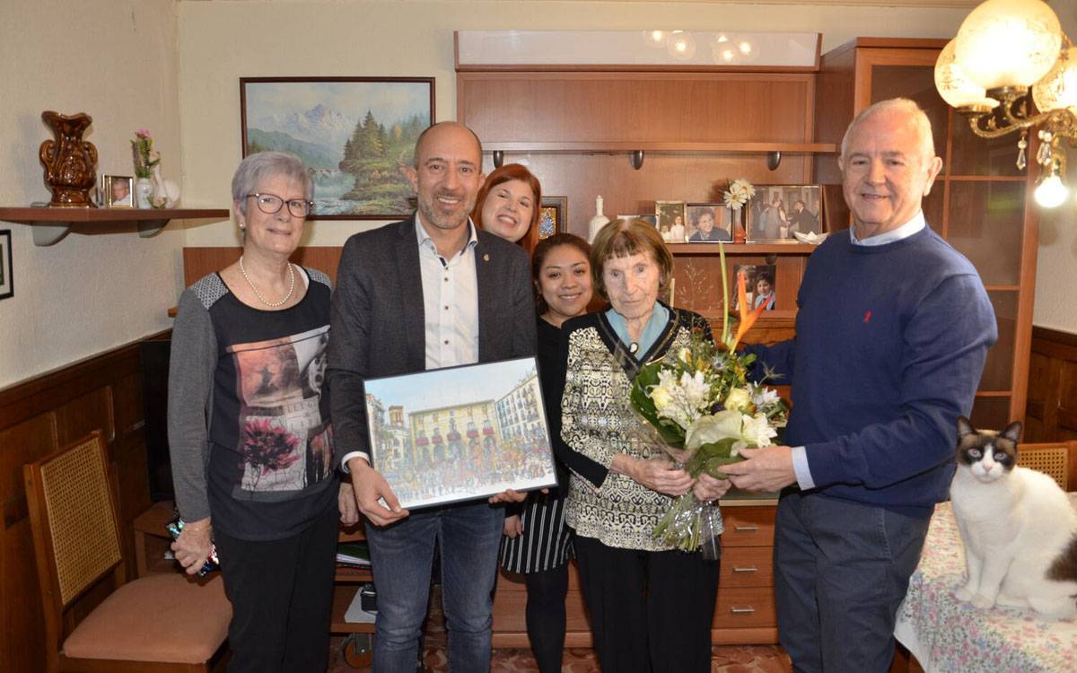 Mor als 103 anys Joaquima March, veïna de les Escodines de Manresa