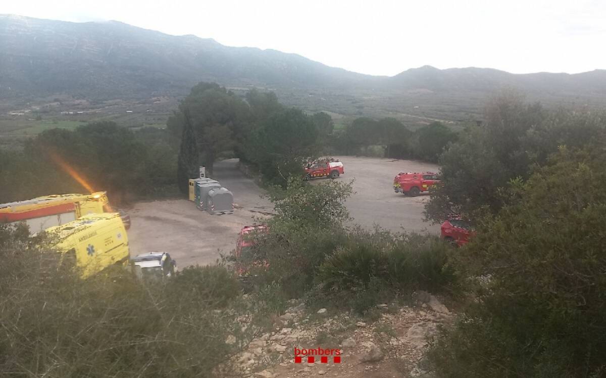 Rescaten un escalador després de caure d'uns nou metres a Ulldecona
