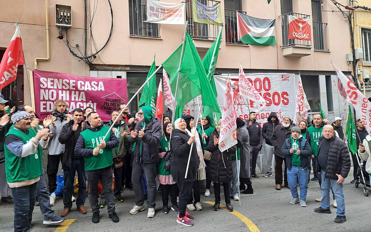 Ajornat fins al 18 de març el desnonament d'un pis del Bloc 9 de Manresa