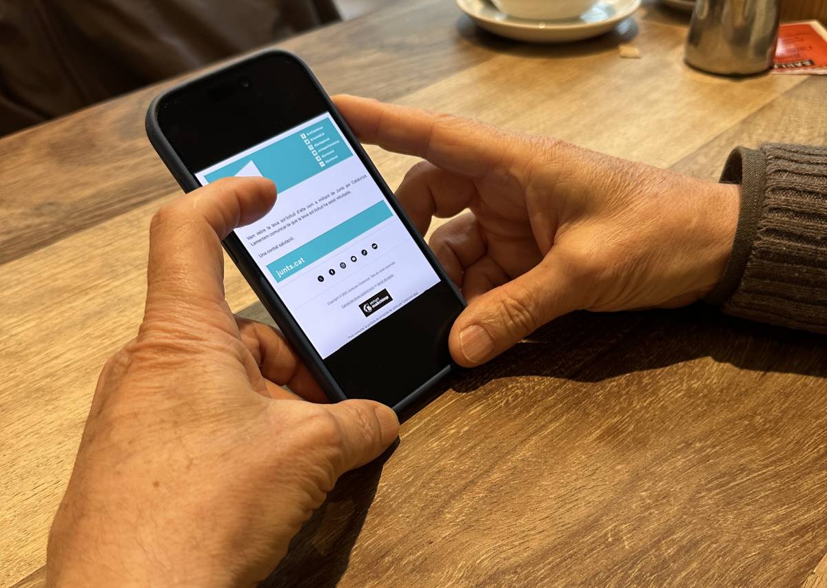 El missatge rebut per part dels afectats - D.S. El missatge rebut per part dels afectats