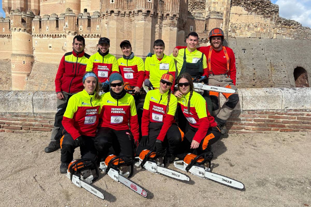 L'Escola Agrària del Solsonès triomfa a Segòvia i es  proclama campiona del III Campionat Forestal Nacional  d'Estudiants