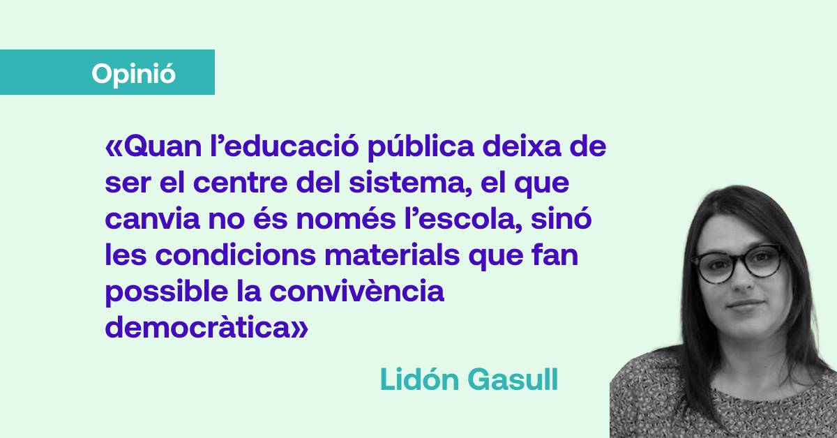 Quin sistema educatiu estem consolidant, sense debatre’l?