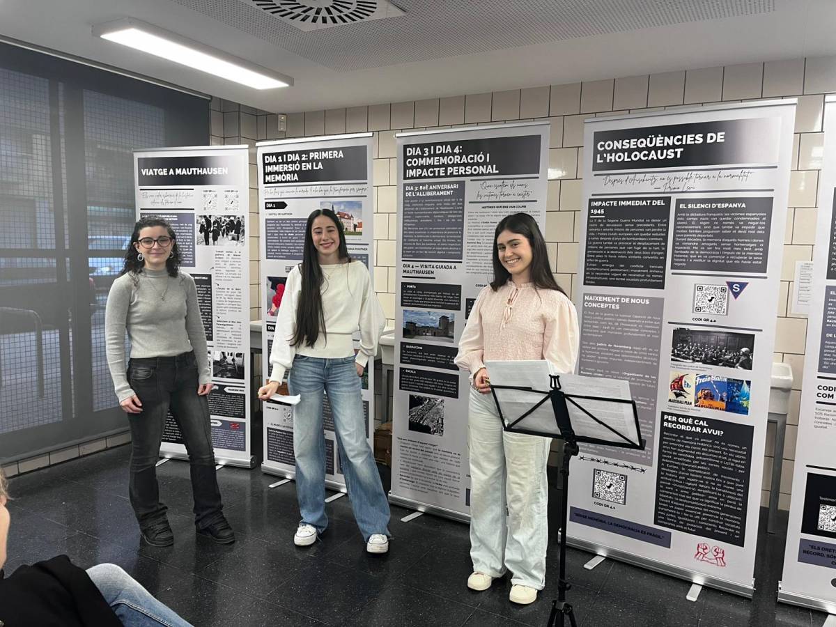 L’INS Can Roca commemora el 80è aniversari de l’alliberament de Mauthausen