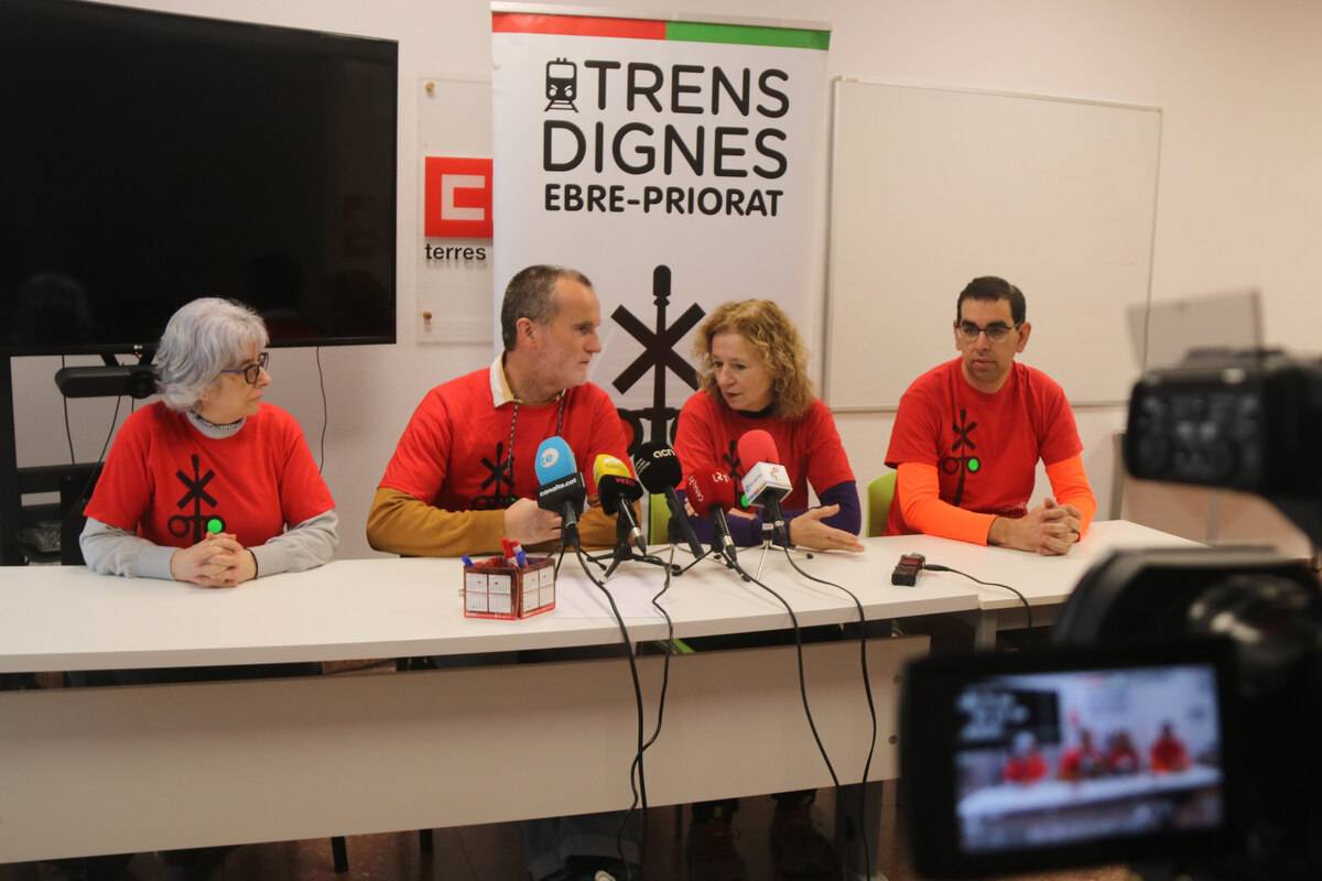 Trens Dignes critica les prestacions limitades de la integració tarifària a l'Ebre i exigeix la dimissió de Manel Nadal