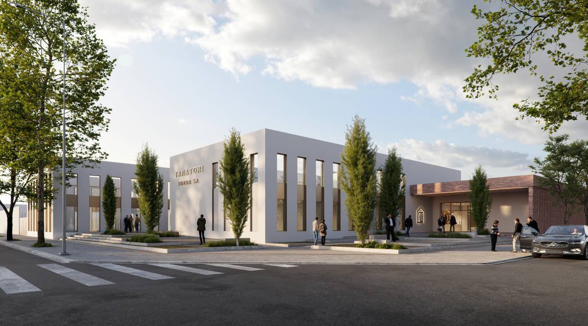 Imatge virtual de com serà el nou tanatori de Torra - Cedida (Next Arquitectura)