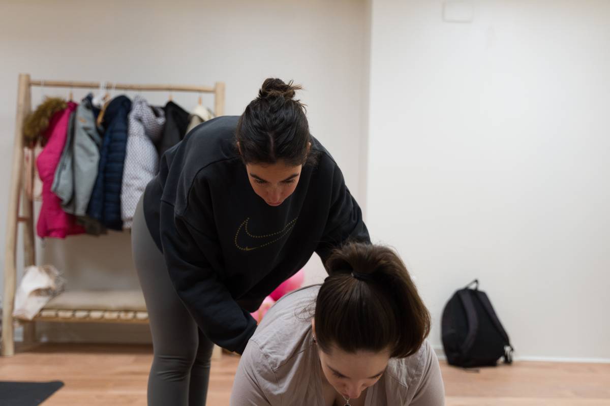 La Paula Ferrer fa classes de prepart i postpart