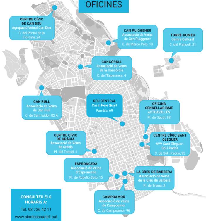 El síndic obre una oficina de barri a la Concòrdia