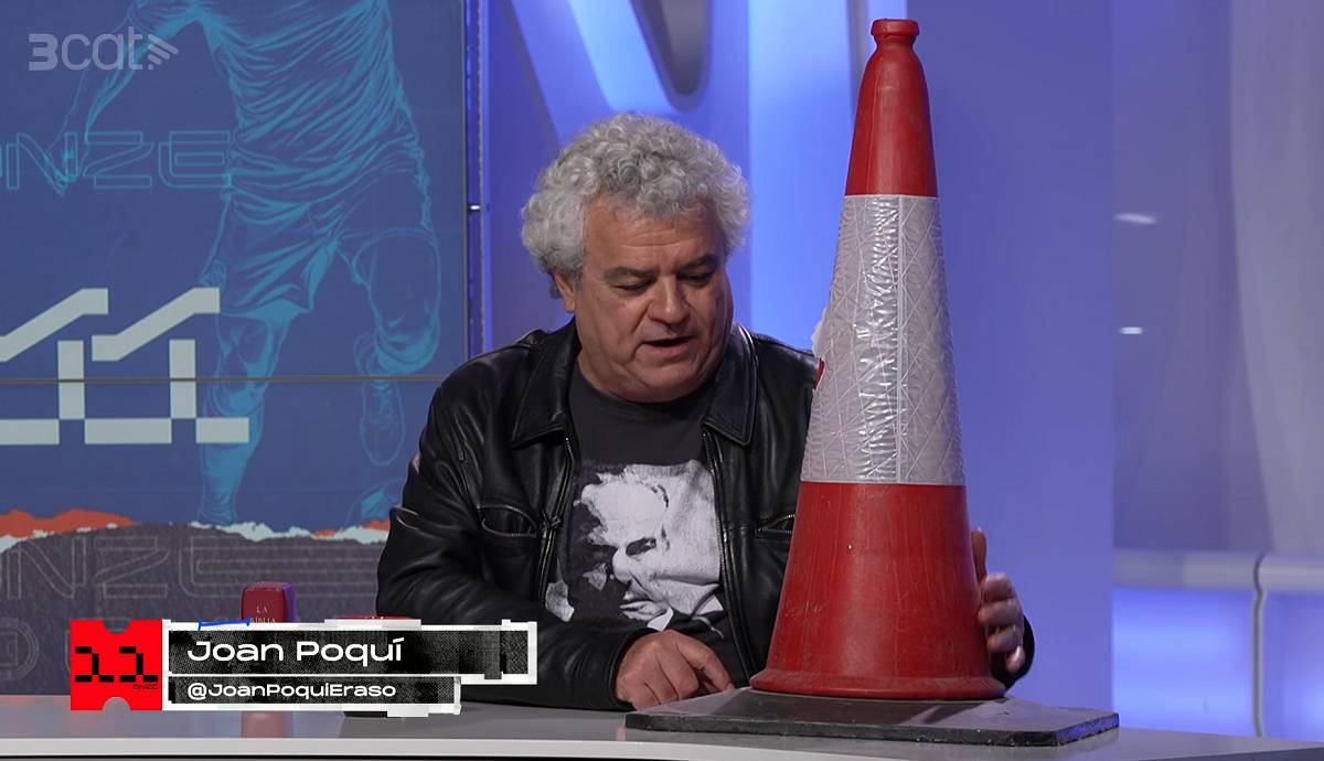 Joan Poquí es mofa d'Álvaro Arbeloa a l'«Onze» i revela el missatge ocult en la seva darrera crònica del Barça