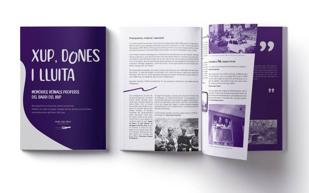 El Xup publica «Xup, dones i lluita» per recuperar la memòria de les lluites veïnals femenines