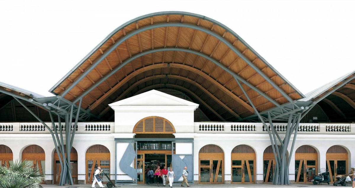 Entrada del mercat Santa Caterina