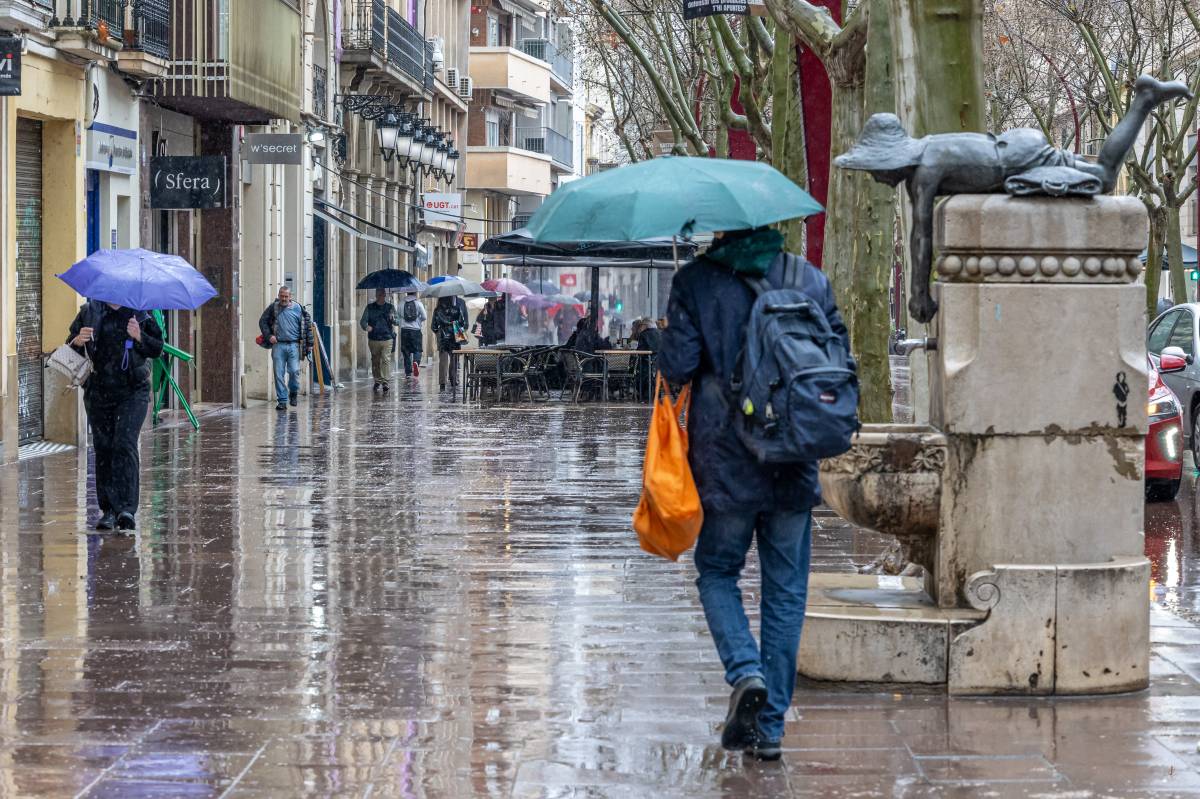 Dijous de pluja a Sabadell